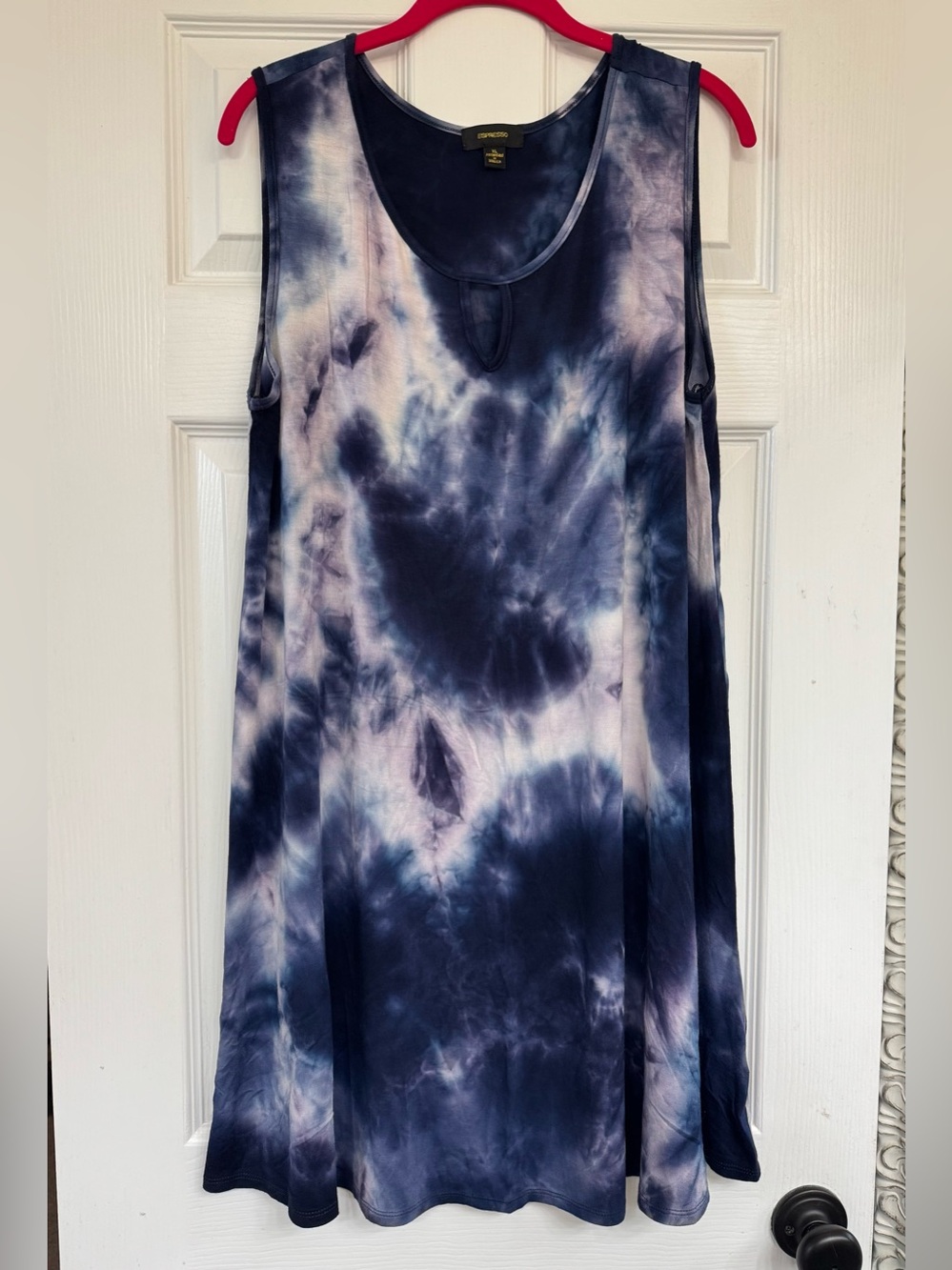Sleeveless tye dye dress XL